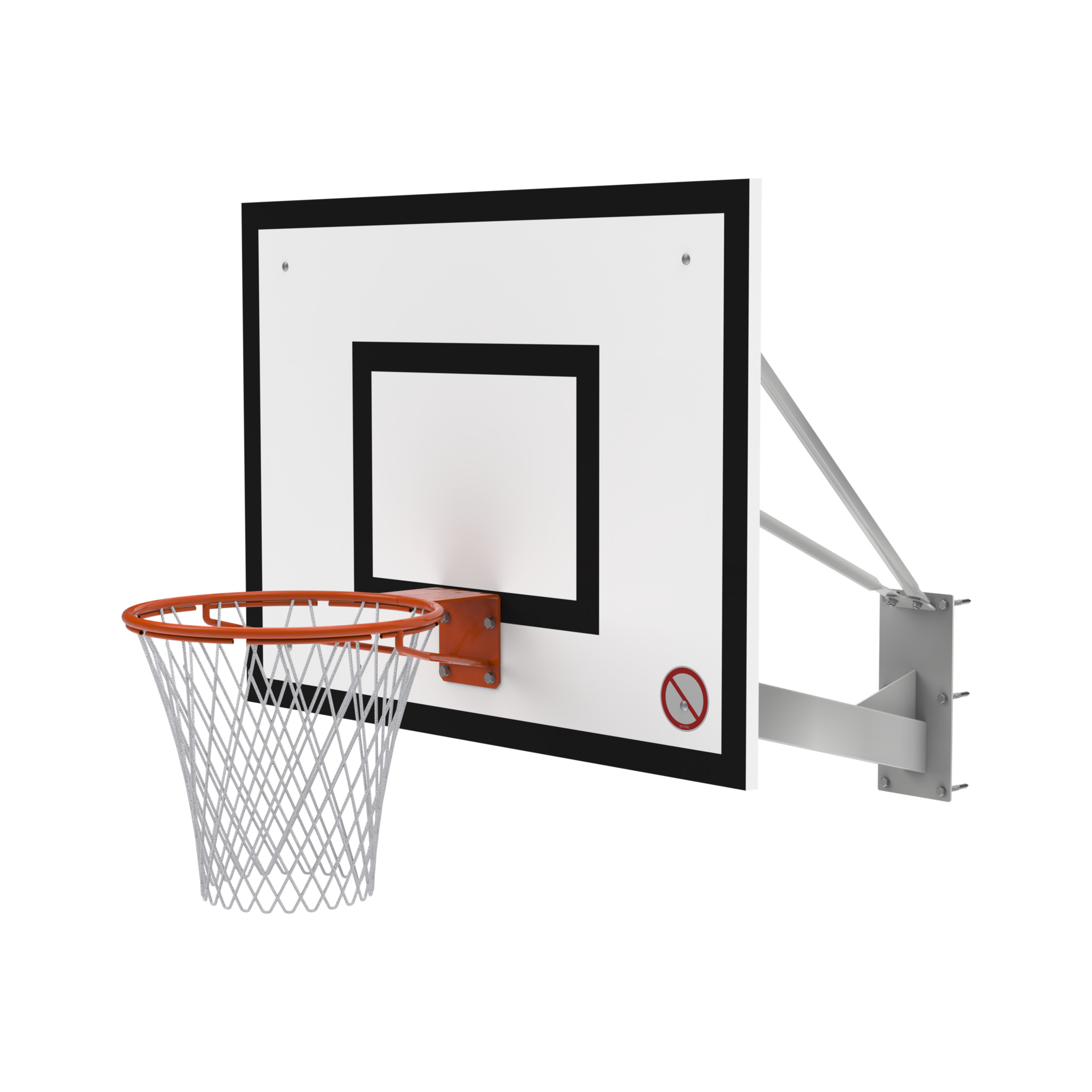 Wall Mounted Basketball backboard – 120 cm Projection