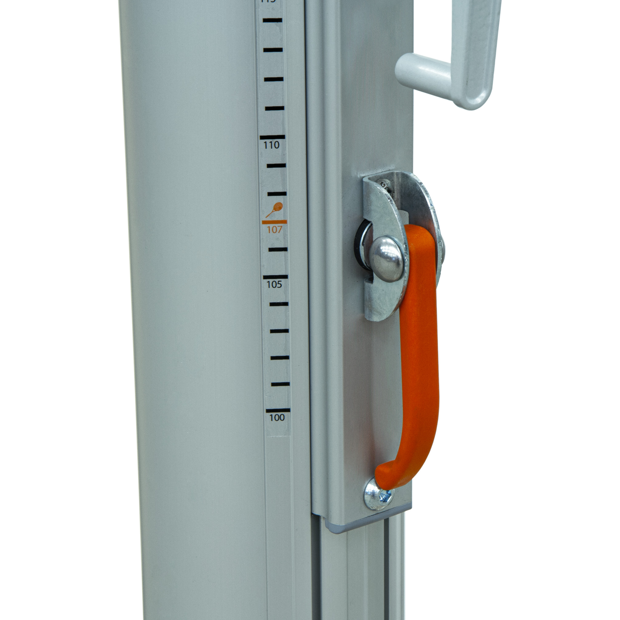 Telescopic Volleyball post with TCS quick-tension equipment