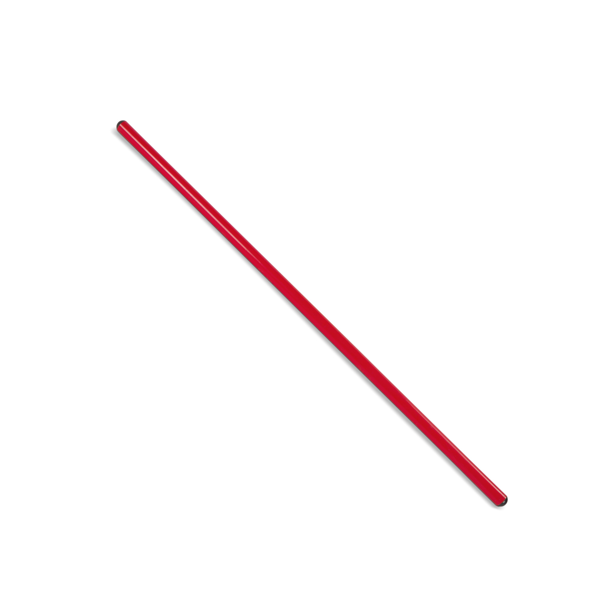 Exercise stick PVC, 100 cm, red