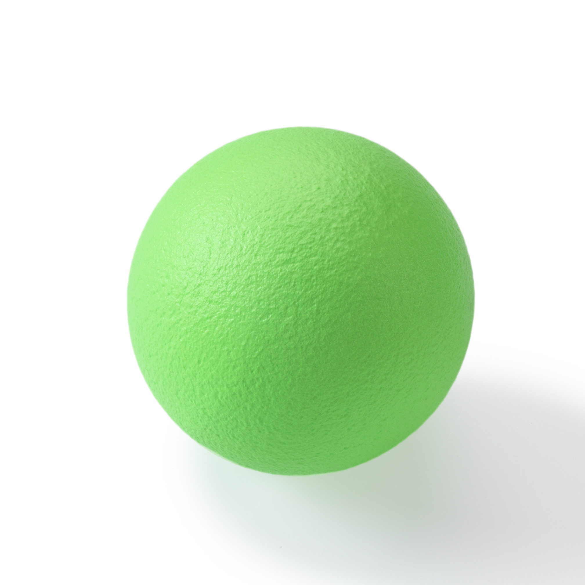 Foam ball, ø 21 cm, neon lime green