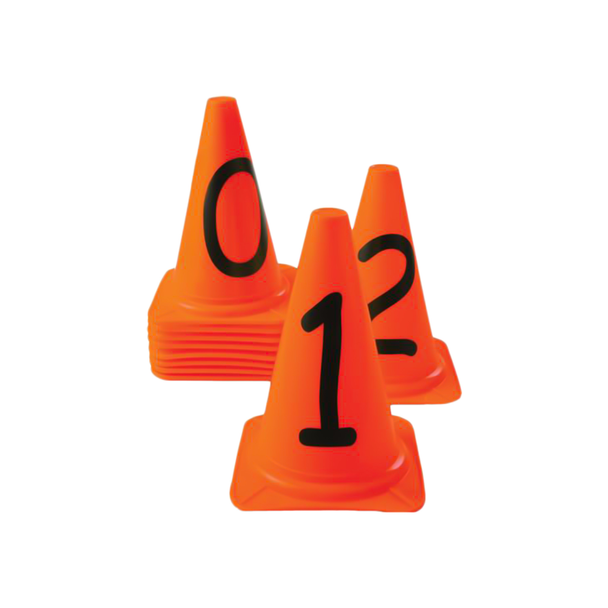 Numbered Cones Set – 0 to 9