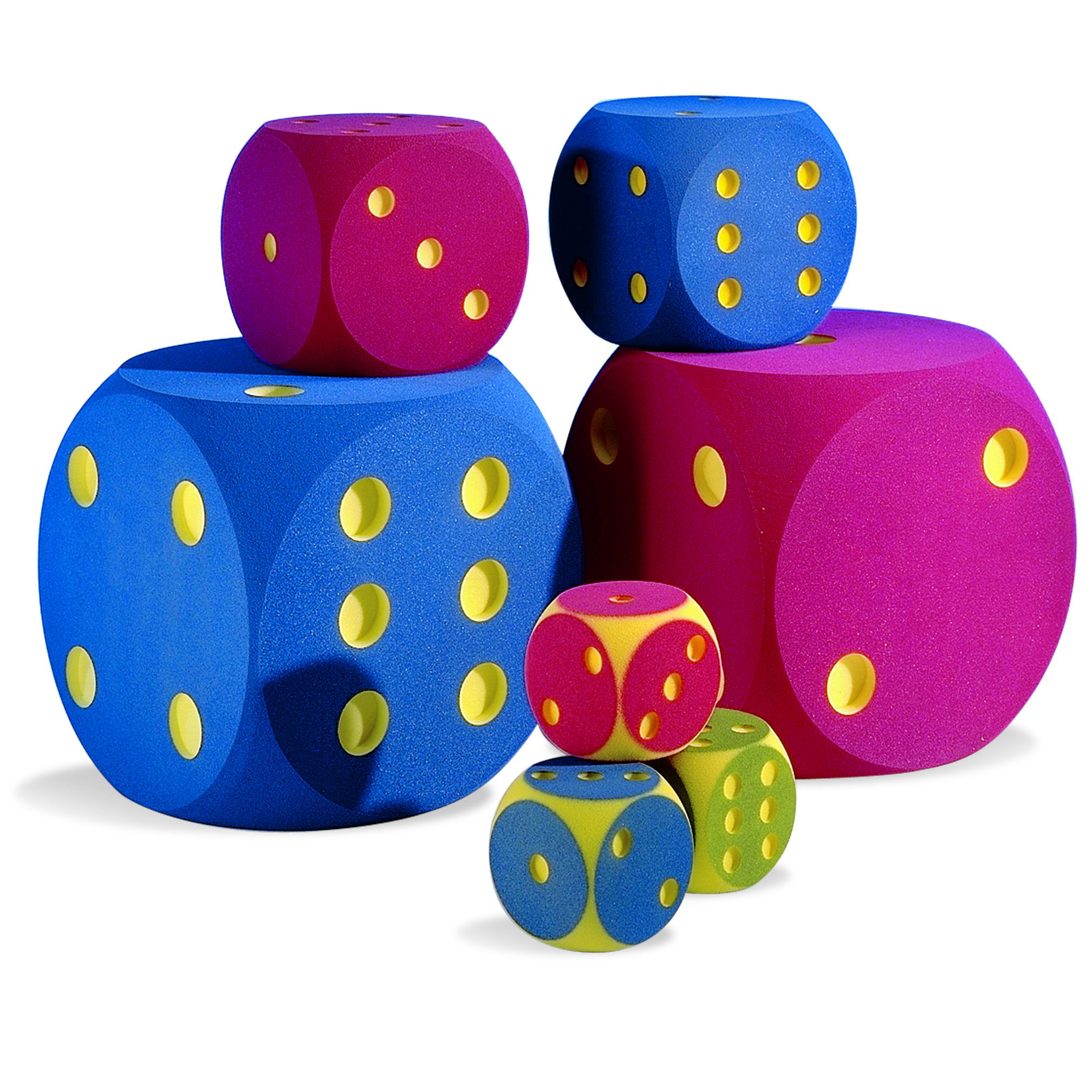 Dice foam, 16 cm