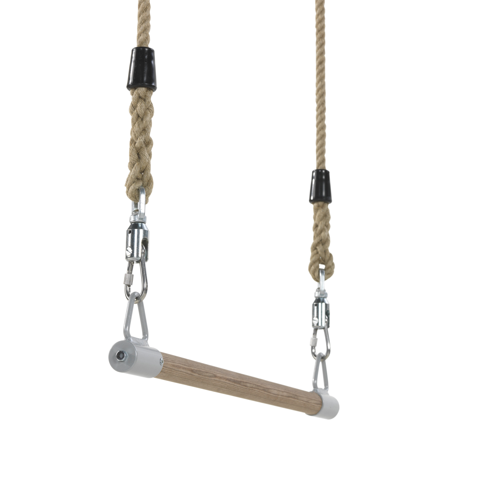 Trapeze bar with anchoring links