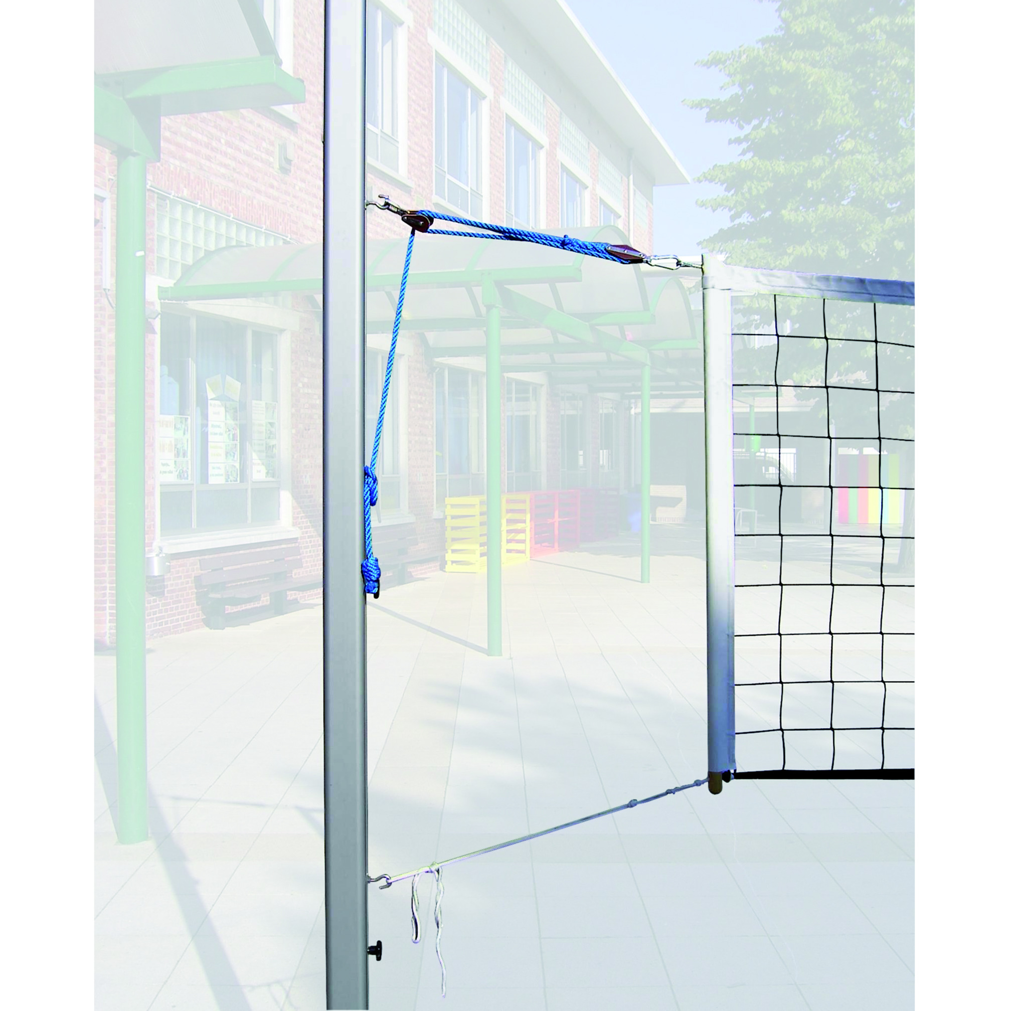 Schelde Sports Volleyballposts Outdoor set 80x80 mm