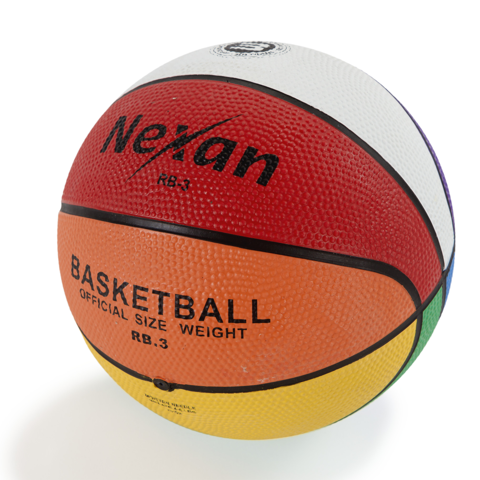 Nexan Basketball Rainbow, size 3