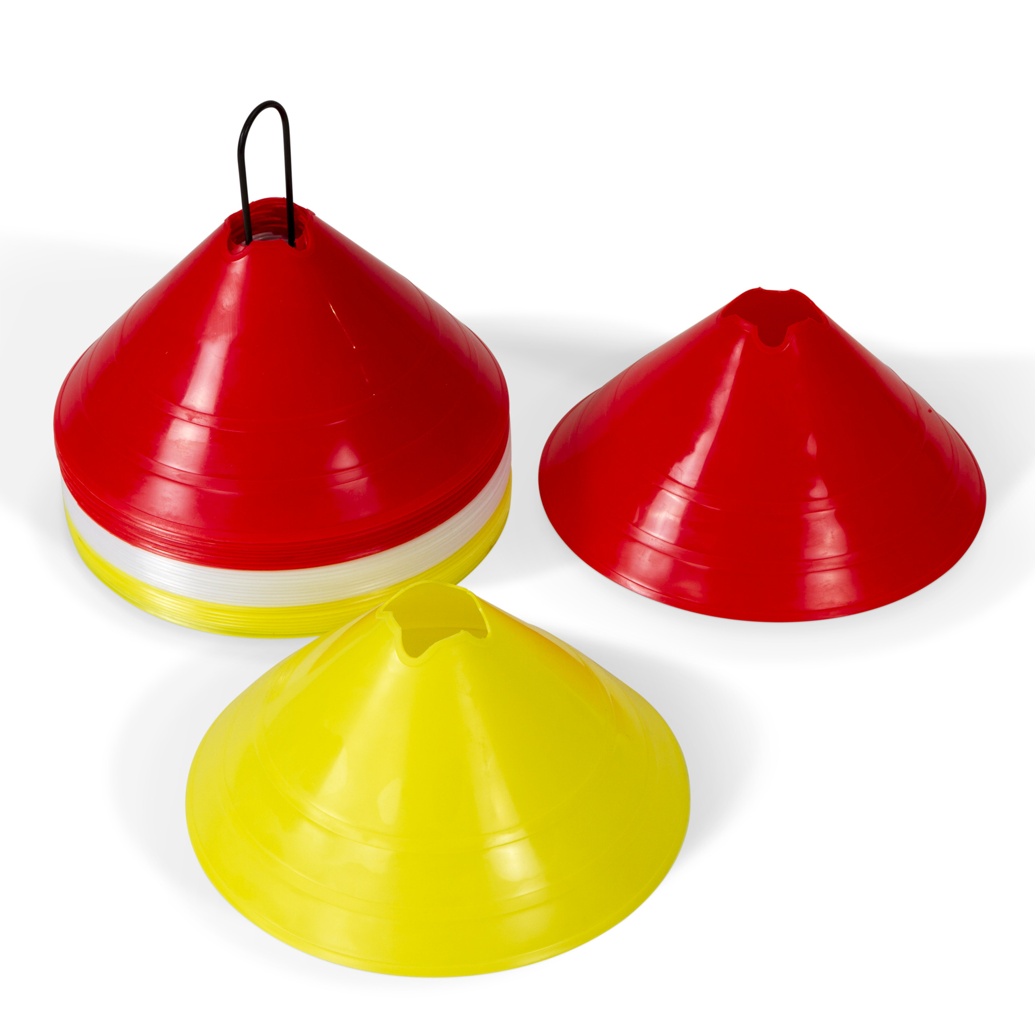 Marker cones with crossbar holder