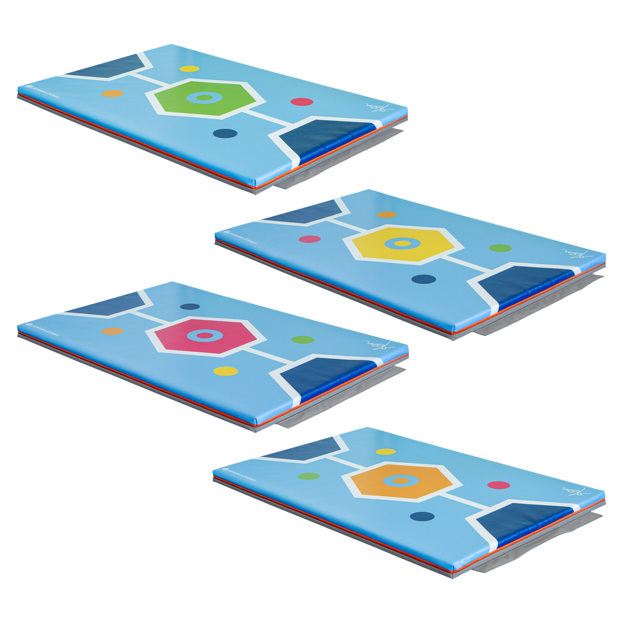 ASM Gymnastics Mat - Hexagon (Set of 4)