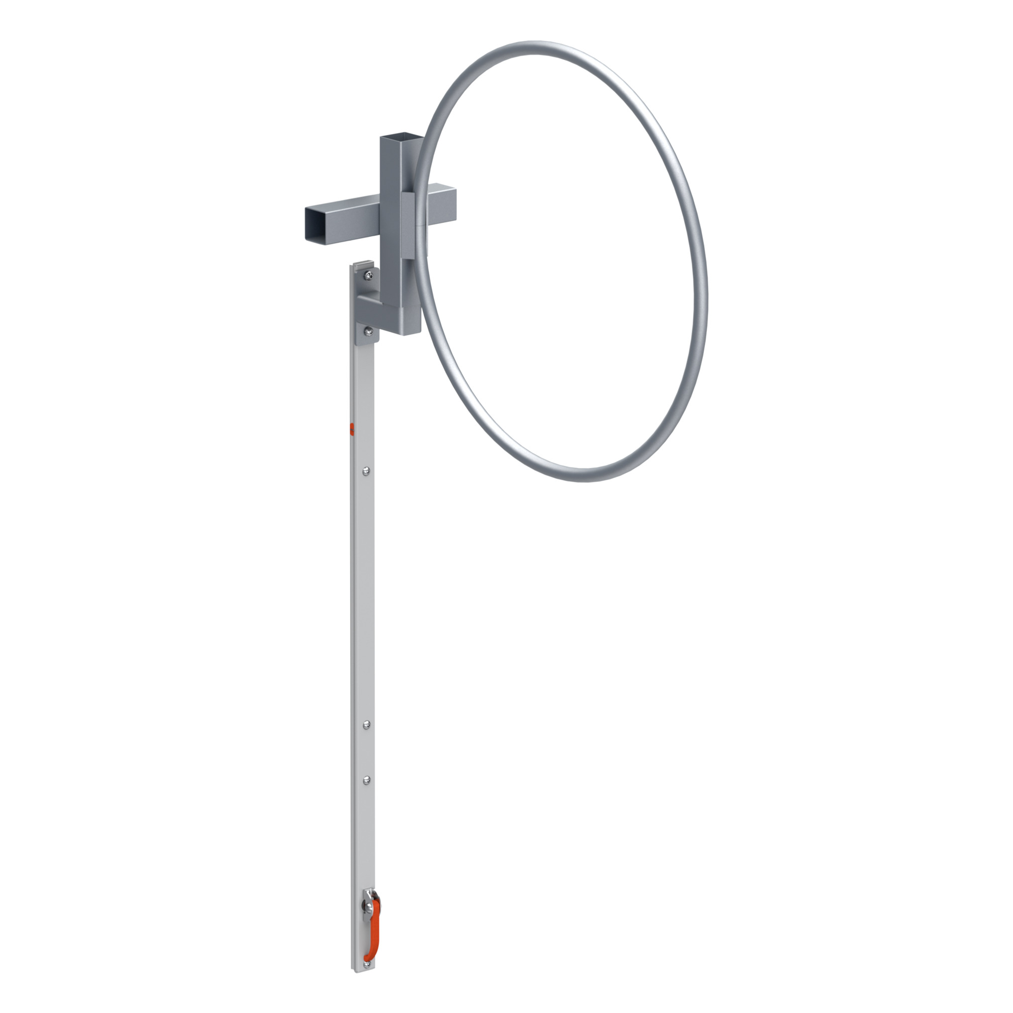 Sliding strip with post adapter and rim