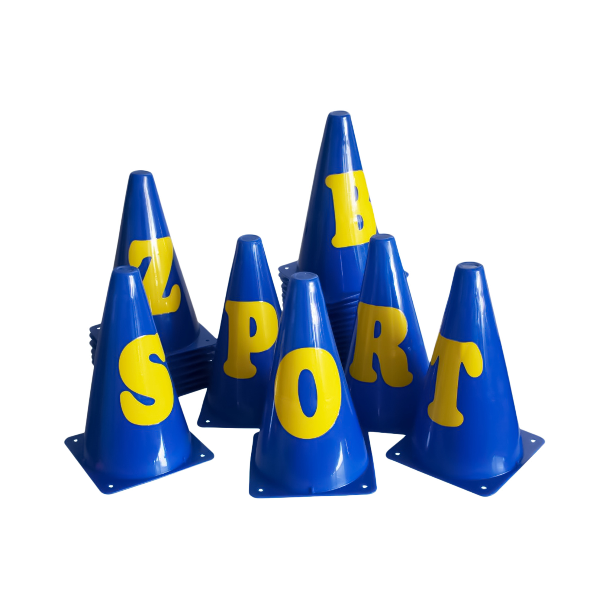Set of Marking Cones 23 cm with Letters A to Z