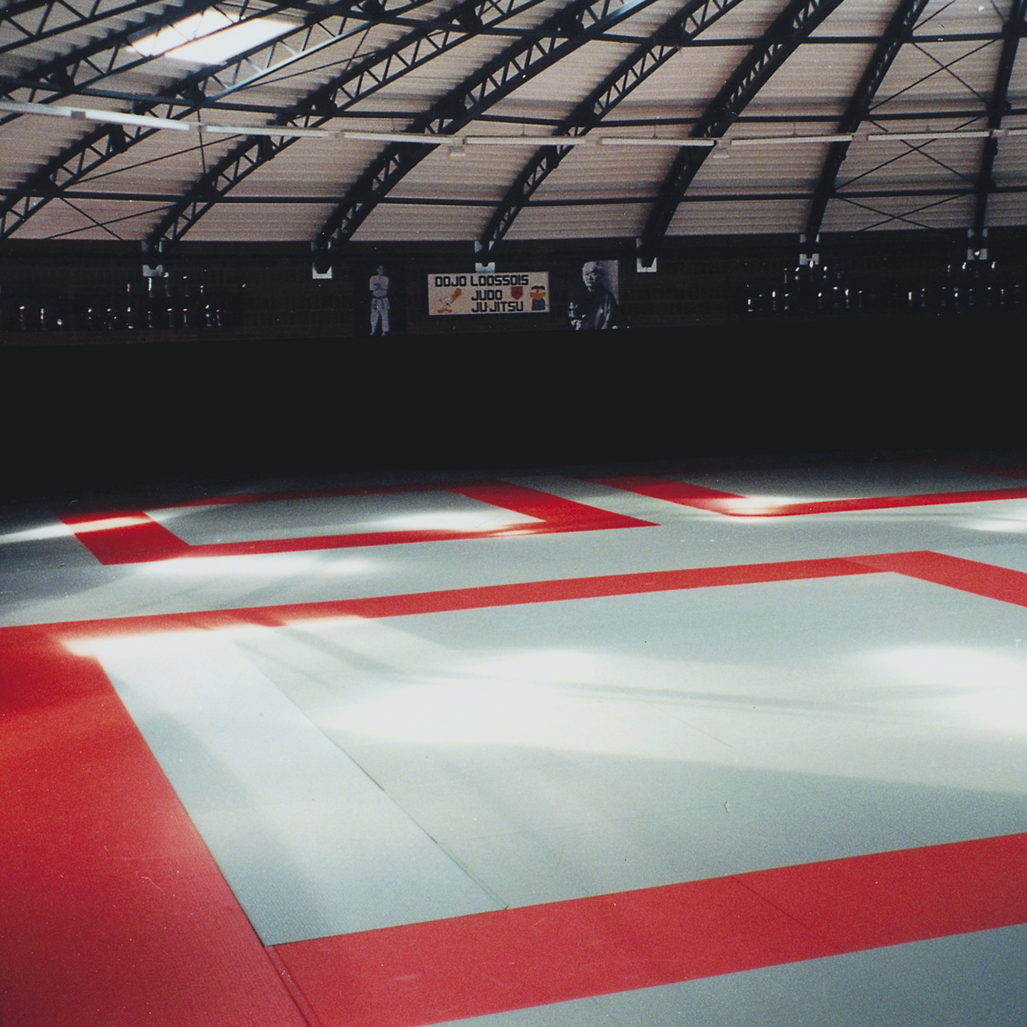 Judo mat 200 cm, red