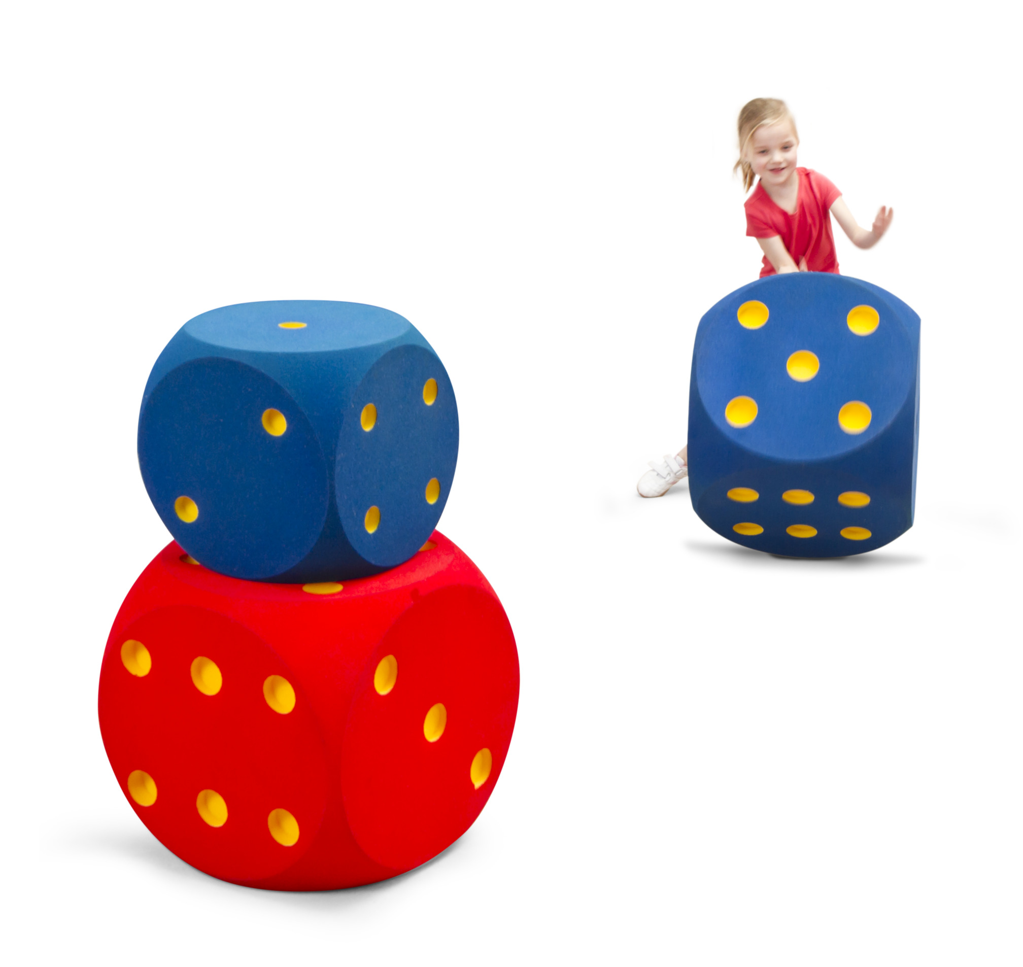 Dice foam, 16 cm