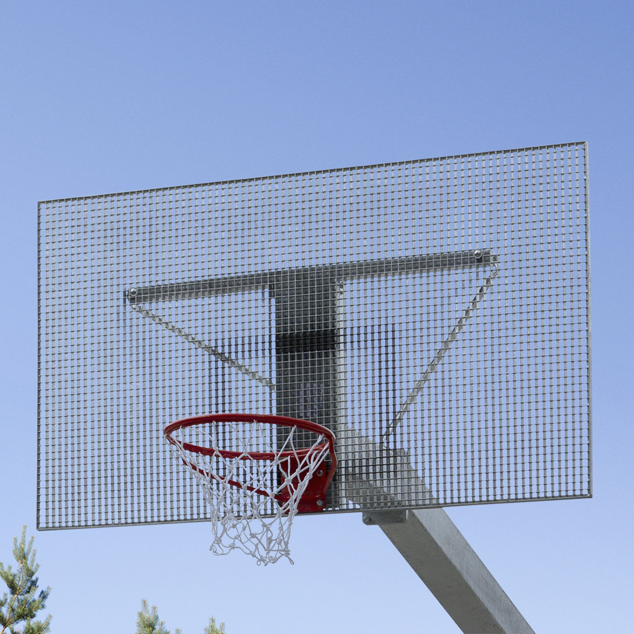 Steel Basketball Backboard - 180x105 cm – Anti Vandalism