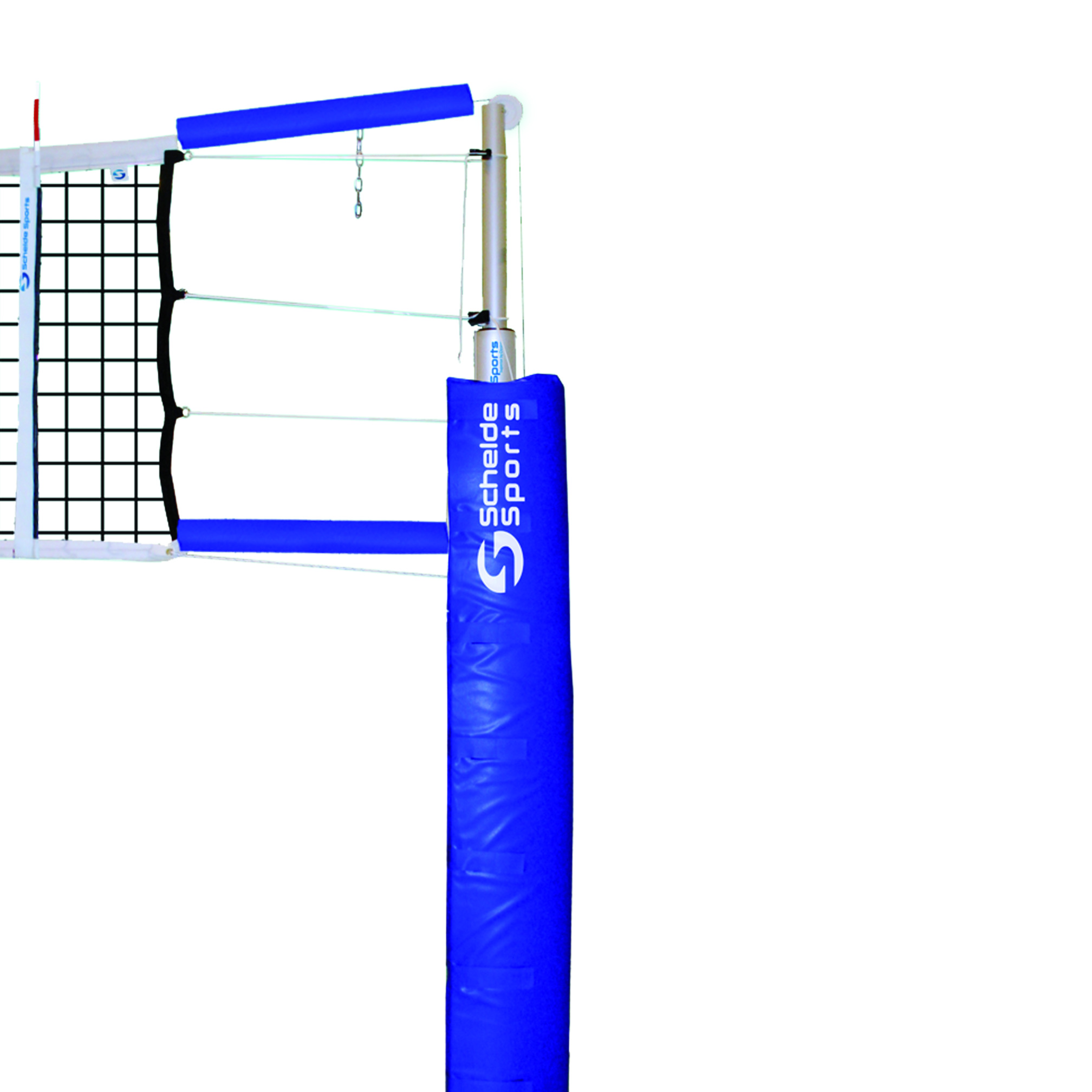 Protective padding for volleyball posts