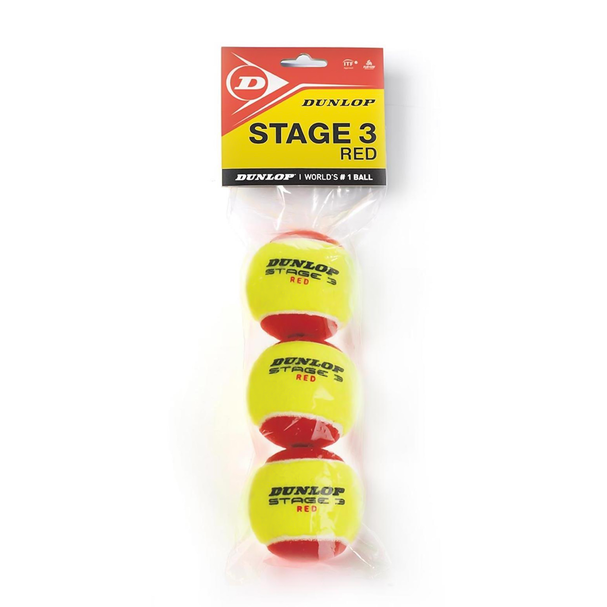 Dunlop Stage 3 Red tennis ball (set of 3)